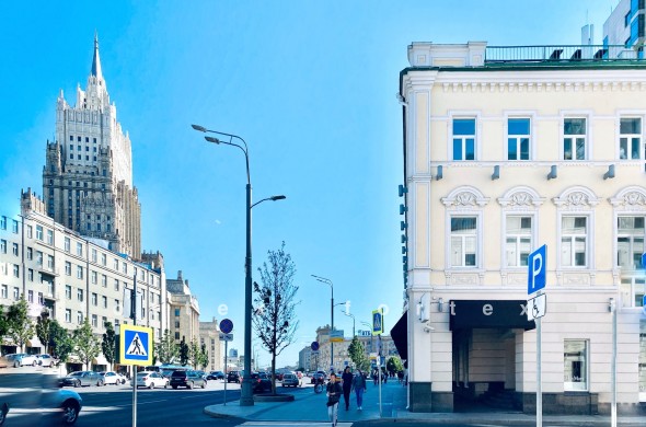 Бизнес-центр «Смоленский пассаж», Москва, Смоленская площадь, 3